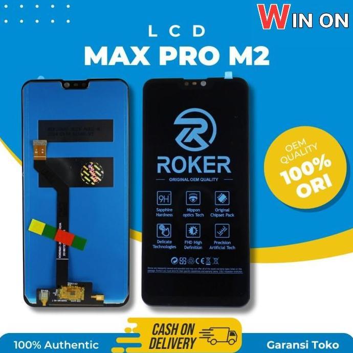 TERLARIS - WIN ON - LCD TOUCHSCREEN ASUS ZENFONE MAX PRO M2 TS FULLSET ORI ROKER