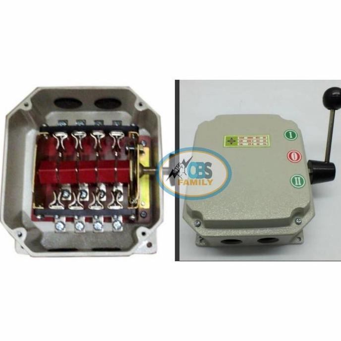 Promo Nk Ohm Saklar Gz125 / 4Pole 125Ampere On - Off - On Mata Pisau Cod