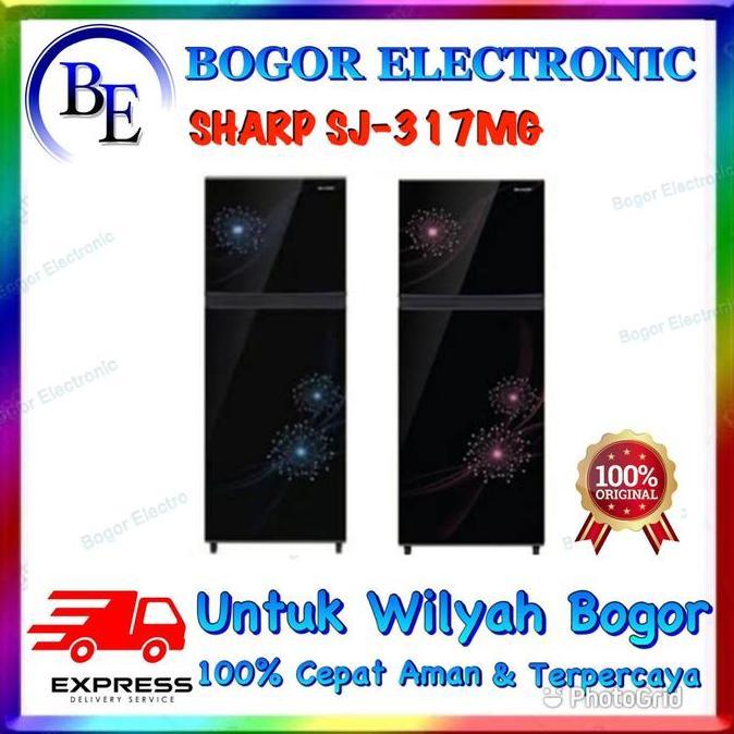 NEW SHARP KULKAS 2 PINTU | SJ-317MG | SJ 317MG | 317MG |
