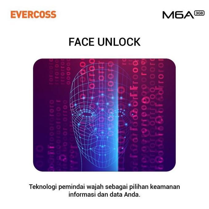 EVERCOSS M6A (3GB) - RAM 3GB / ROM 16GB