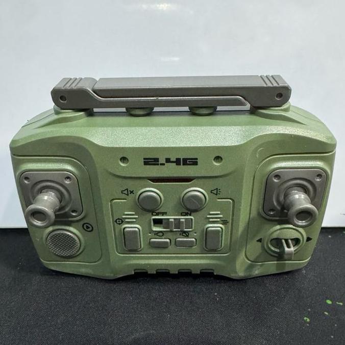 Mainan Anak Rc Mobil Tank Military Nembak Asap Sound Lampu Besar Mainan Remote Control Toys Militer 