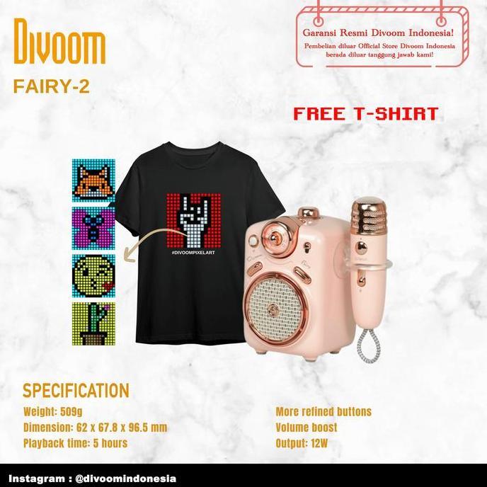 Divoom Fairy Multifunction Karaoke Speaker