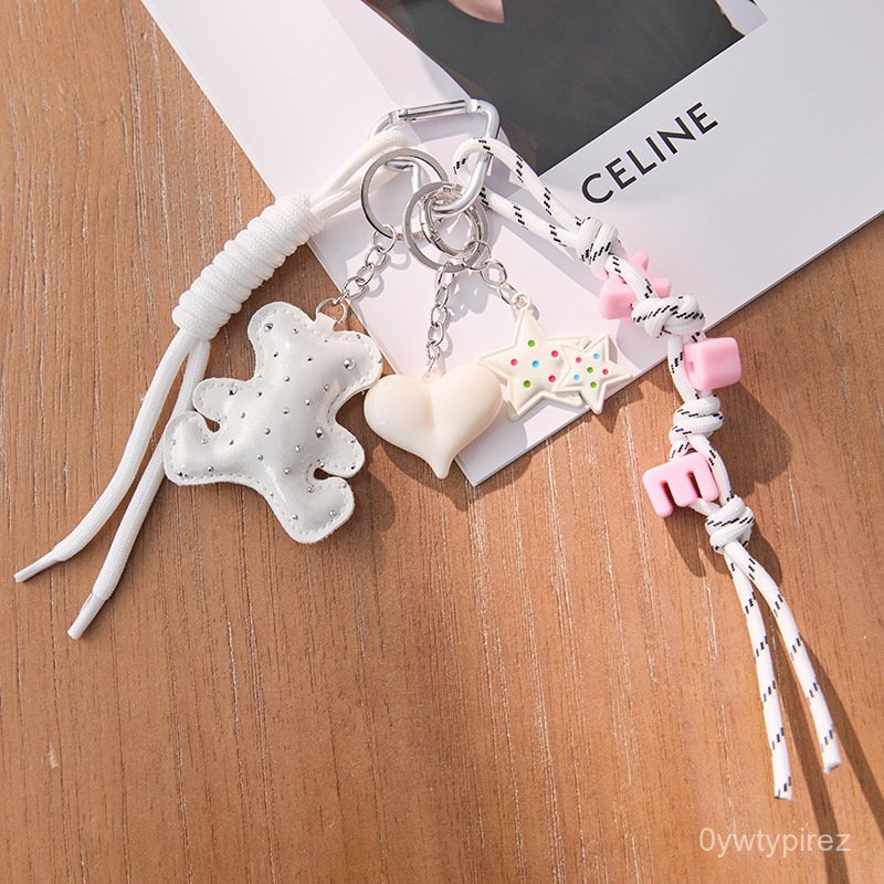 Original Style Personalized Phone Chain Pendant Bag Hanging Keychain Key Chain Fan miu Decorative Ba