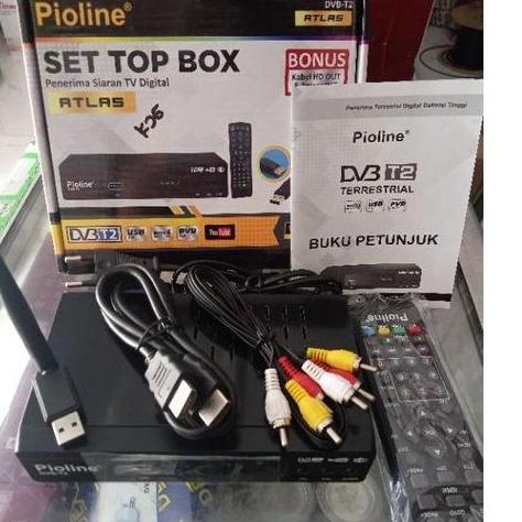 STB pioline atlas set top box jaringan tv digital dvb free