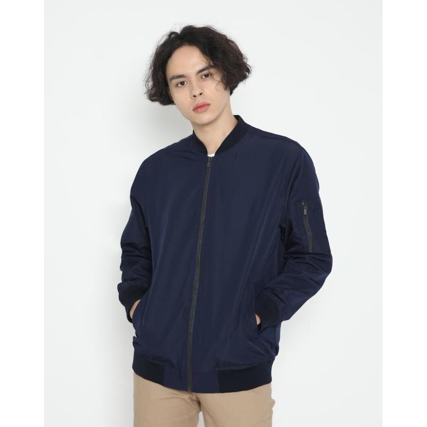 Promo Erigo Bomber Jaket Grenna Navy COD