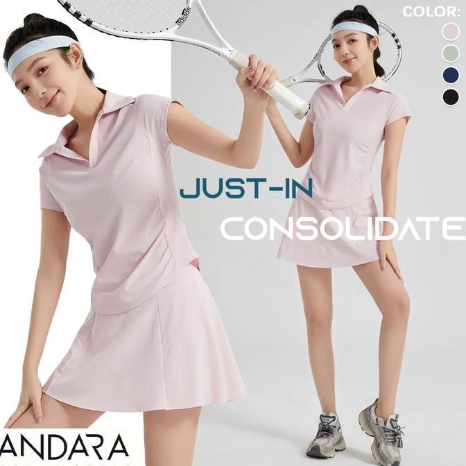 SET POLO OLAHRAGA WANITA - SET TENNIS PADEL BADMINTON GOLF GYM RUNNING POLO TANK SKORT PG