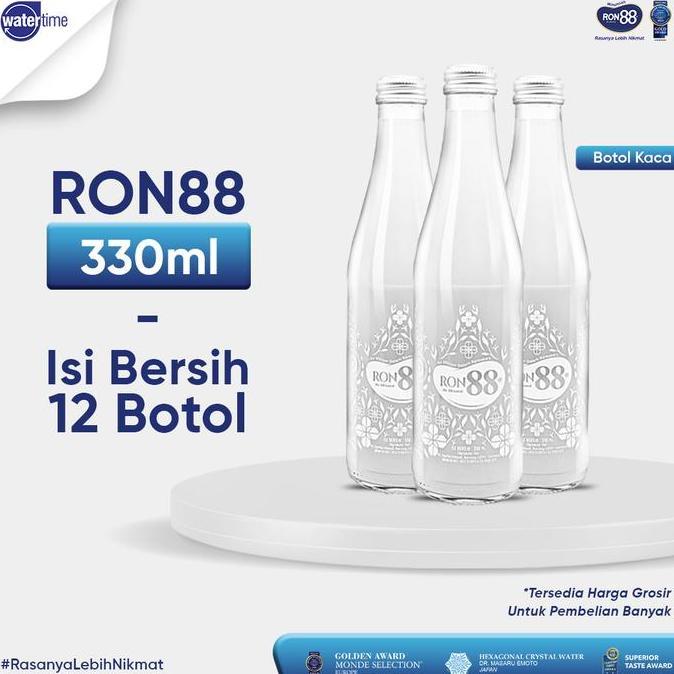 RON88 Botol Kaca 330ml (isi 12 botol) paket 4 karton GS