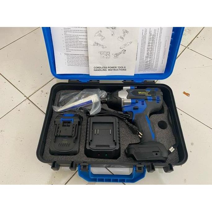 MOLLAR CIW20500 CORDLESS IMPACT WRENCH 20V BUKA BAUT MOBIL