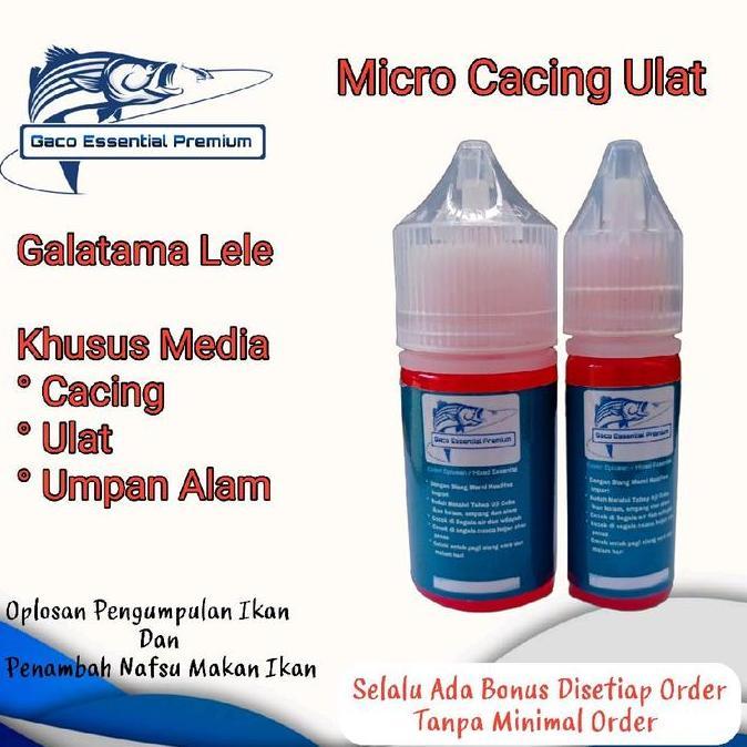GACO Essen ikan lele MICRO CACING ULAT Dijamin anti zonk