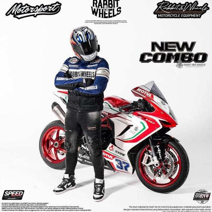 Promo Jaket Rabbit and Wheels RnW New Combo Navy COD