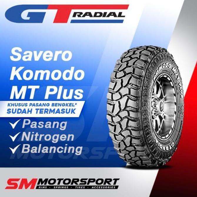 Bnr Gt Radial Savero Komodo Mt Plus 33X12.50 R20 Ban Mobil