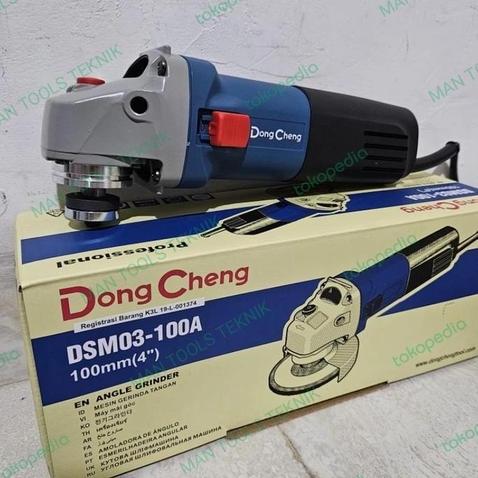 DongCheng Mesin Gerinda Listrik 4" DSM03-100A Gerinda Tangan DongCheng