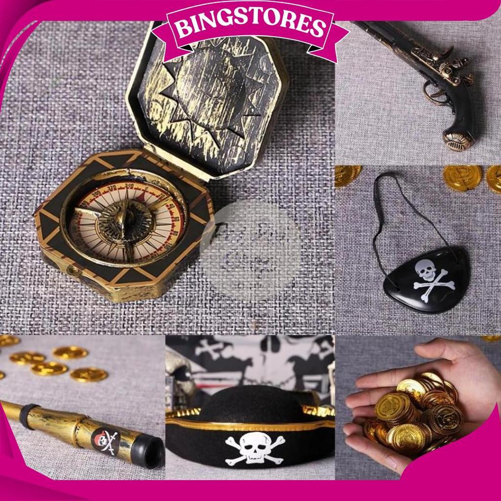 Kostum Bajak Laut Pirate Wanita Dewasa Aksesoris Pirate Set Kostum Halloween Kostum Cosplay Bajak La