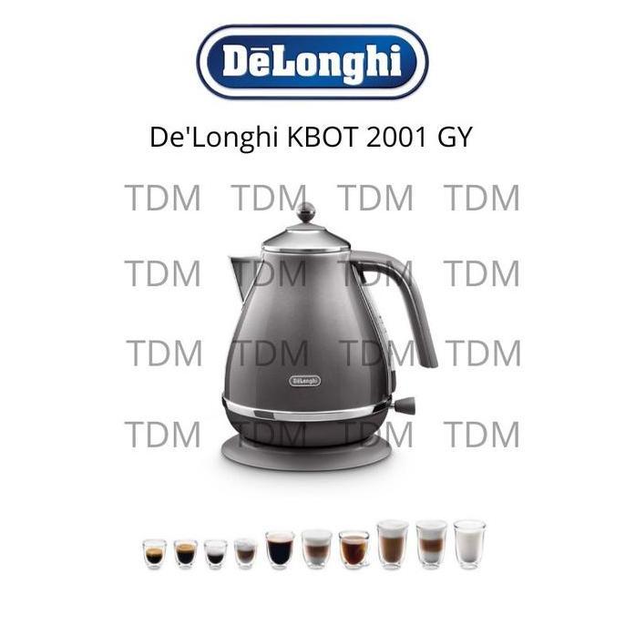 Delonghi KBOT2001.GY Electric Kettle Teko Listrik Pemanas Air