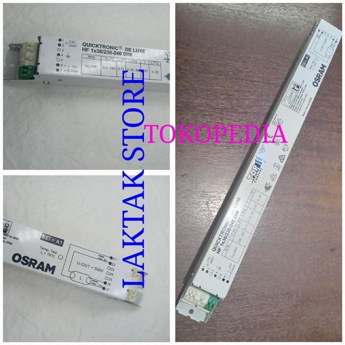Ballast Osram QUICKTRONIC DE LUXE HF 1X36w DIM 220v Ballast TL Dimmable