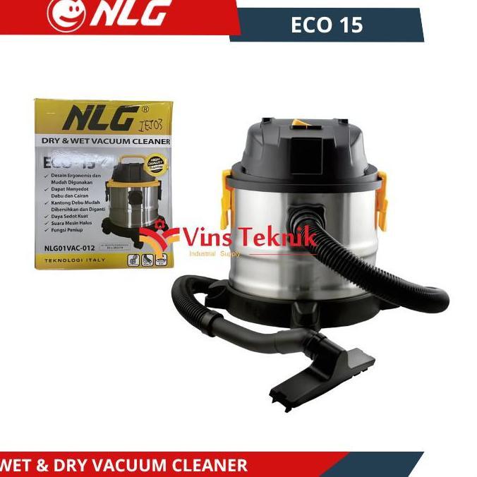 Wet & Dry Vacuum Cleaner NLG ECO 15 Mesin Penyedot Debu NLG ECO15