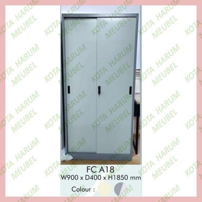 Lemari Arsip Kantor Besi Pintu Sliding Geser Fc A18 Fca 18 Fc-A18