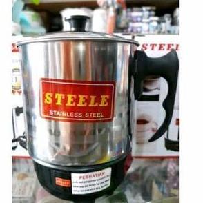 Mug Teko Elektrik Elemen Pemanas Air Listrik Stainless Stelee EC-11