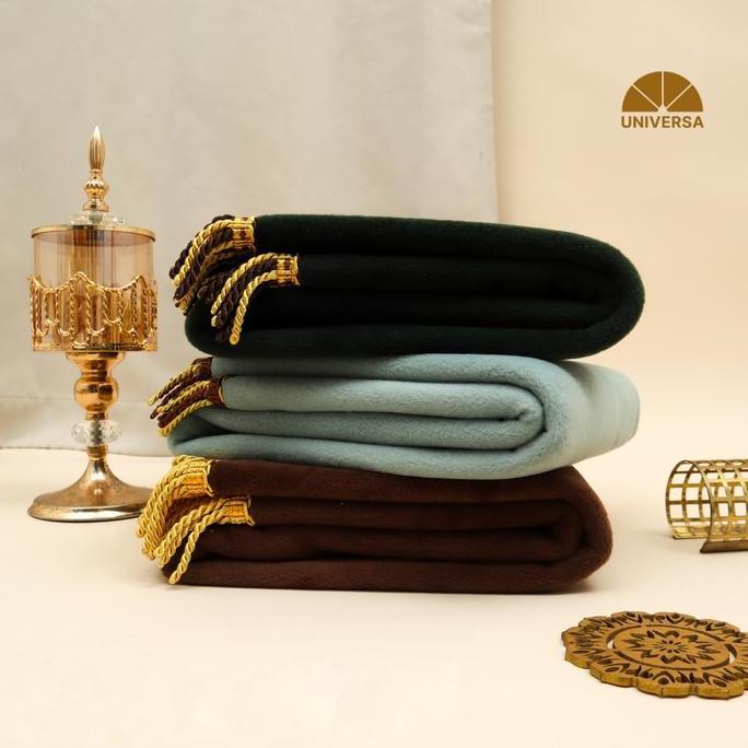 Universa Sajadah Anak (M) - Sajadah Polos Premium, Sajadah Busa Empuk Bulu Alas Kulit Anti Slip