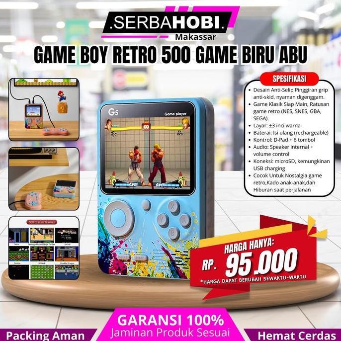 %$%$%$%$] 500 in 1 G5/G50 Game boy Retro Games Mini Player 1 Player / 2 Player Game