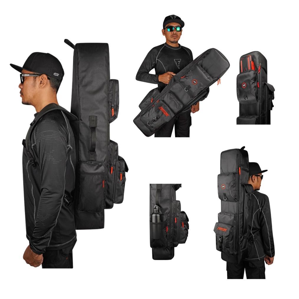 Firecast | Tas Pancing | Tas Joran Pancing Besar | Raw21 Big Rod Bag Panjang 100 & 120 Cm