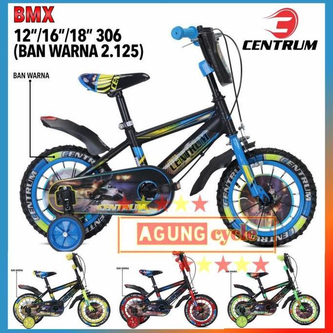 Promo SEPEDA BMX CENTRUM 12 16 18 INCH ANAK LAKI BAN POMPA COD