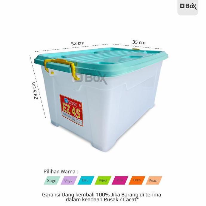 [instan] Box Container Besar Plastik CB 150 Liter Kotak Serbaguna untuk Penyipanan 130 100 95 82 80 