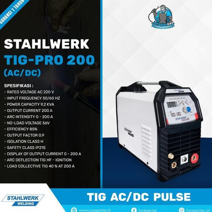 Promo Acdc Tig 200 Pulse Tig Pro 200 + Spot Welding Stahlwerk Cod