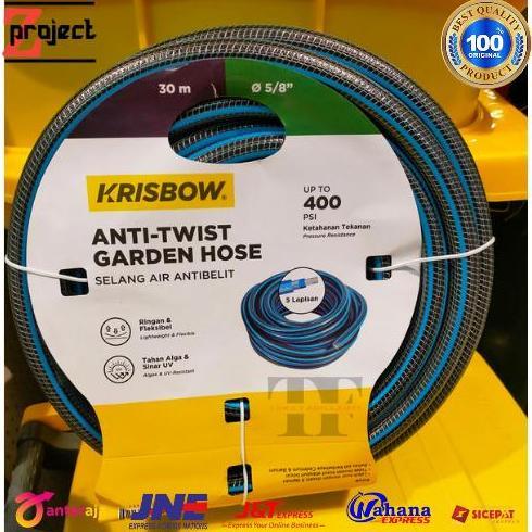 Krisbow Selang Air Taman Anti Belit 5/8 Inch 30 Meter 5 Lapis