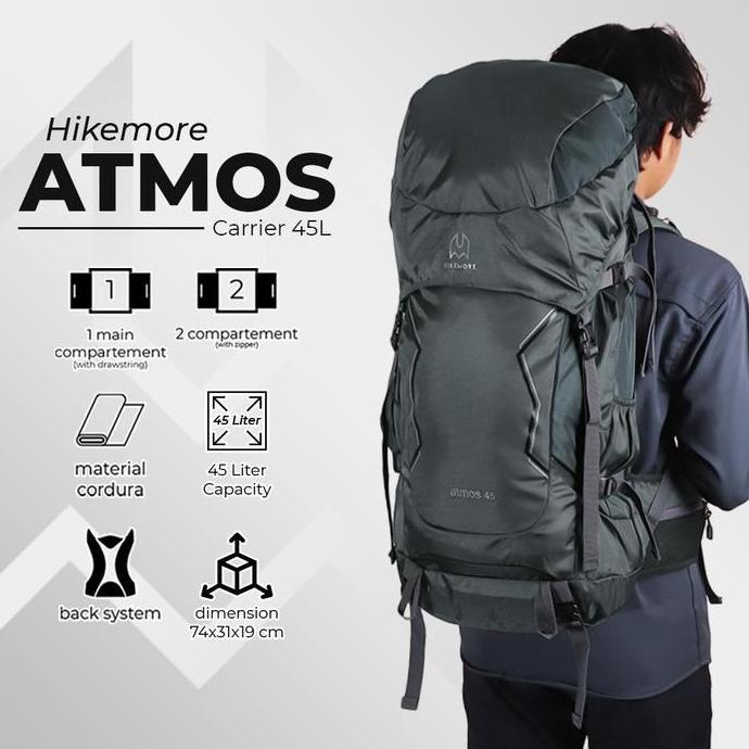 Tas Backpack Carrier Camping Hikemore Atmos Terbaru