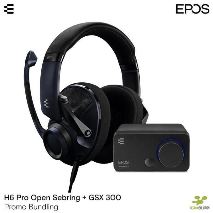 Epos H6 Pro Open / Closed + GSX 300 - GAMING HEADSET / SOUNDCARD