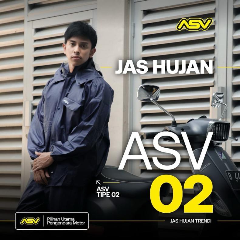 Jas Hujan ASV ORIGINAL/MANTEL ASV Ori/Setelan Jaket Celana Jas Hujan Karet ASV 1 2 Asli Jas Hujan