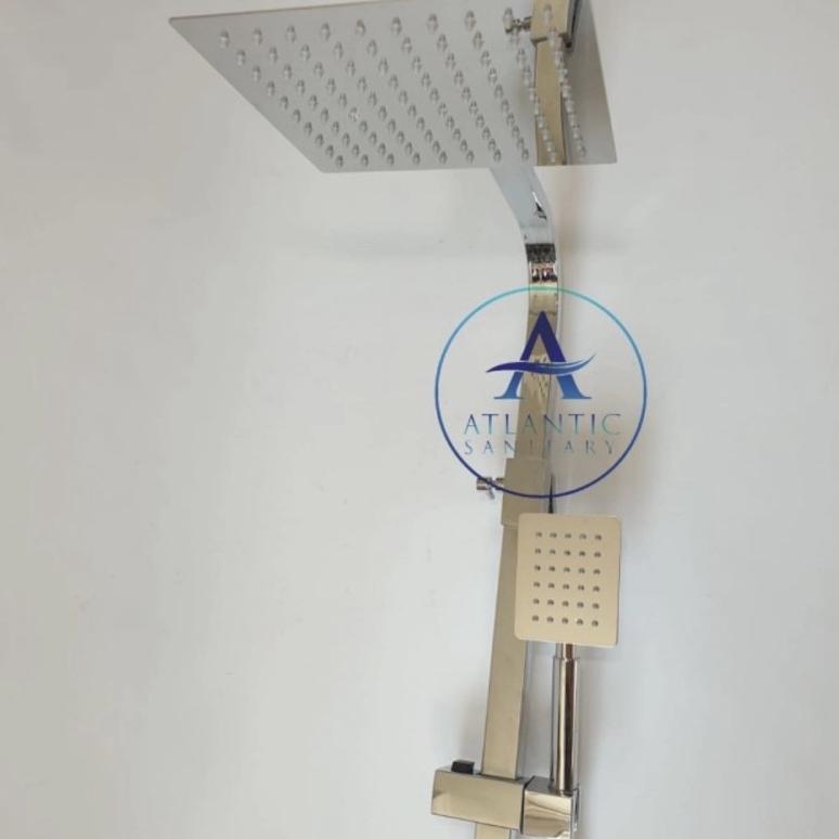 Shower tiang set stainless/shower tiang mandi Shower set