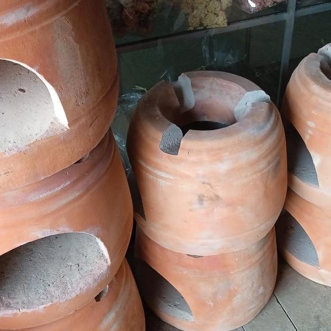 tungku kompor kayu tanah liat SAML