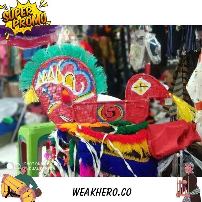 [Drs] Kuda Kepang Lumping Besar Kuda Lumping 90Cm Kuda Besar Anak Free Cambuk Tari Jtm1