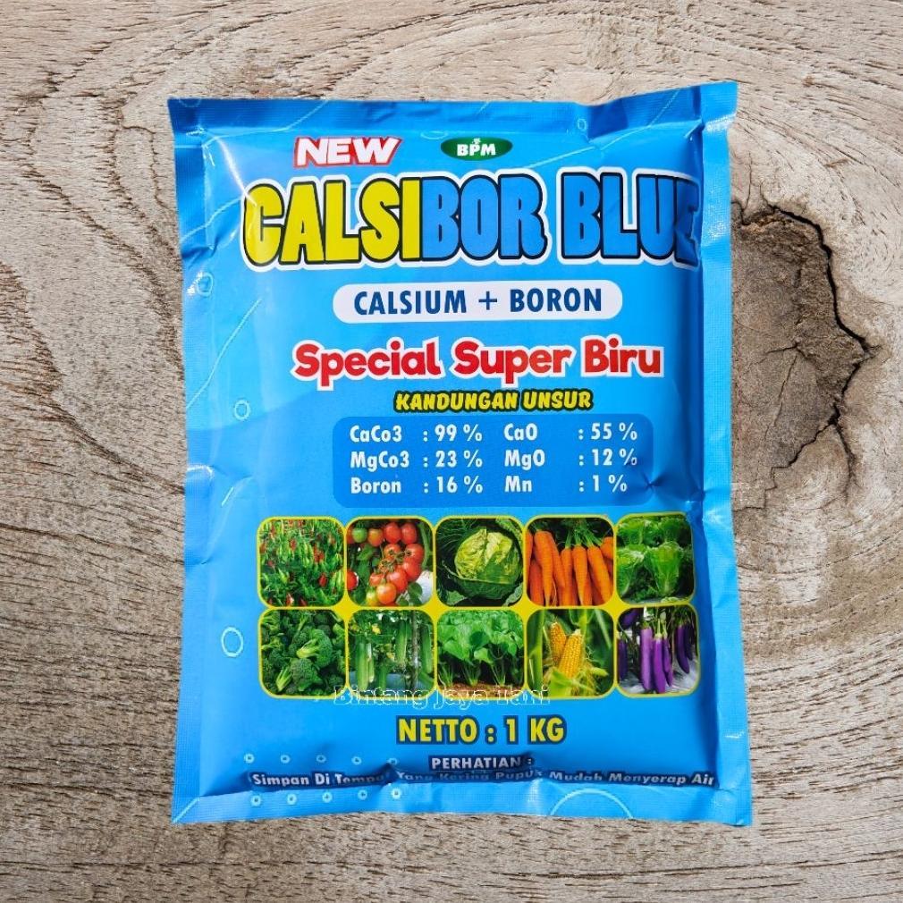 Promo Cod New Calsibor Blue 1 Kg / Calsium + Boron Spesial Super Blue  / Mengatasi Kuncup Bunga Dan 