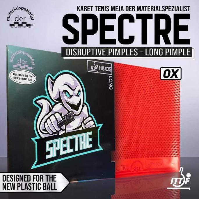 TERMURAH - KARET TENIS MEJA BINTIK DER MATERIALSPEZIALIST SPECTRE ORIGINAL
