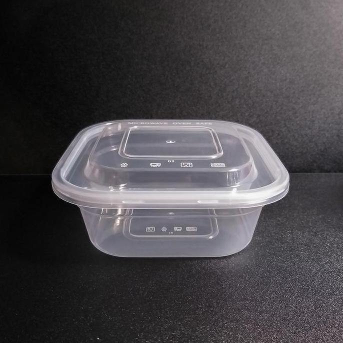 Thinwall kotak SQ 600 ml/food container/microwave oven safe