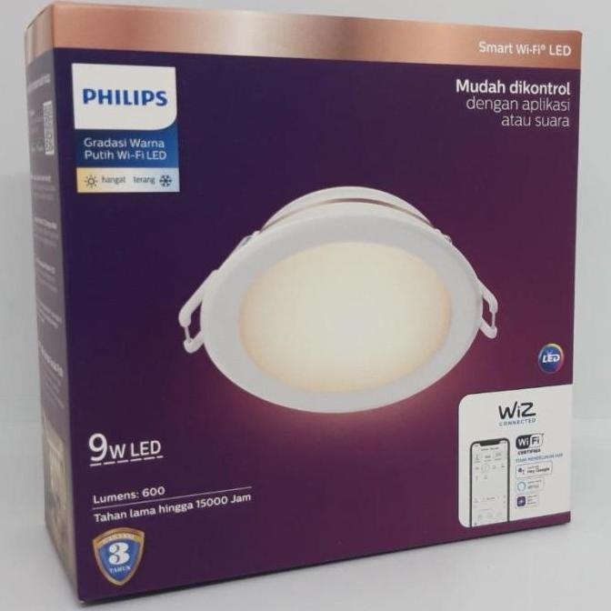 Promo Philips Smart Wifi Downlight Panel 9W Philips Dimmer Down Light 9 Watt Cod