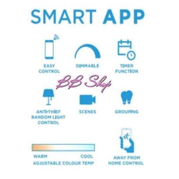 Promo Terlaris Krisbow Bohlam Smart Led Dimmable 14 W / Bulb Smart Light Cct - Dimm Cod