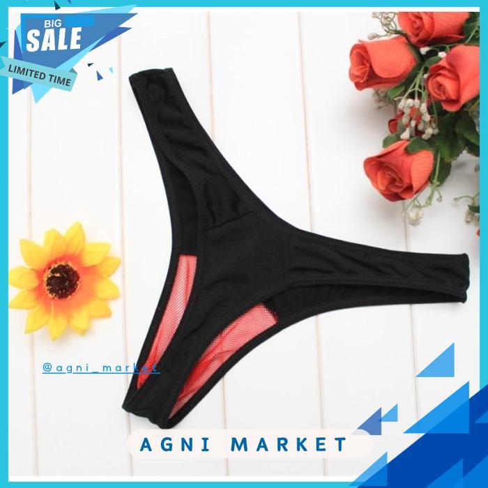 CELANA DALAM PRIA G STRING SEXY MESH CELANA DALAM TRANSPARANT Y035 PRODUK TERBAIK