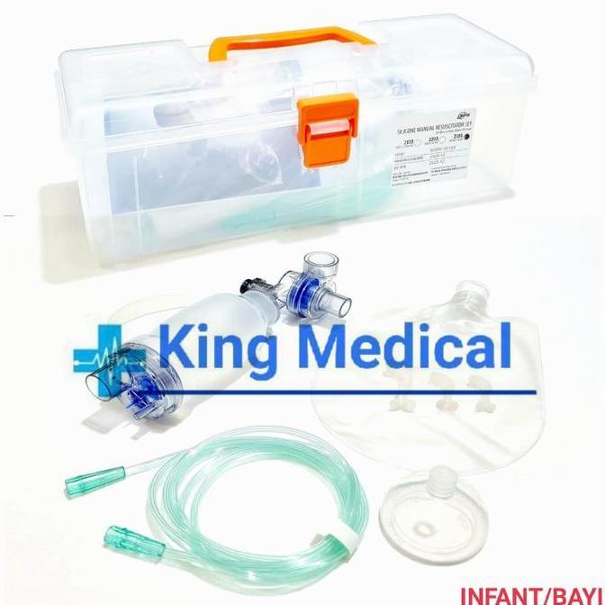 Ambu Bag/Resucitator Set Manual Bayi Mpm Silicone