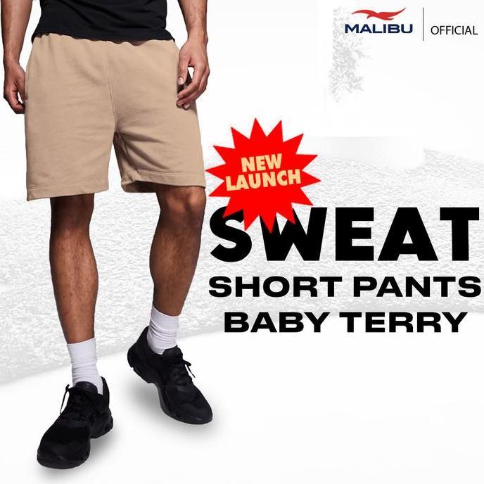 DF260 - Malibu Celana Pendek Sweat Shorts Baby Terry