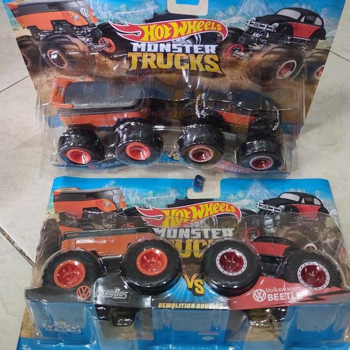 Hot Wheels Monster Truck VW beetle drag bus
