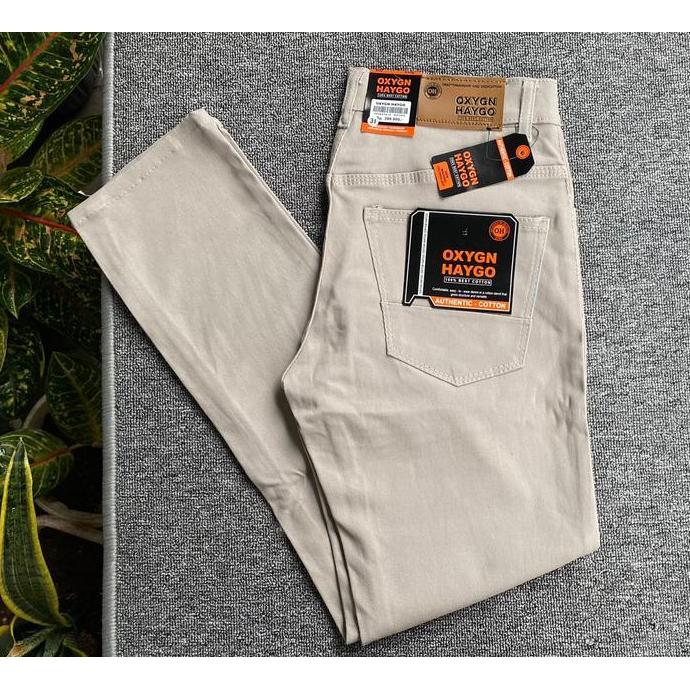 DF332>> Celana Panjang Hugo Oxygen Pria Hitam Skinny Model Semi Jeans