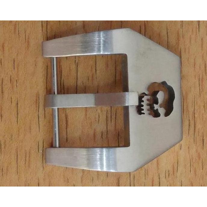 DE105 >> Stainless Steel Pin Buckle Watch Clasp Jam Tangan Skull Tengkorak