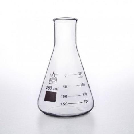 Suji Conical Glass 250 Ml-Mengukur Essential Oil Mikrobiologi Kimia