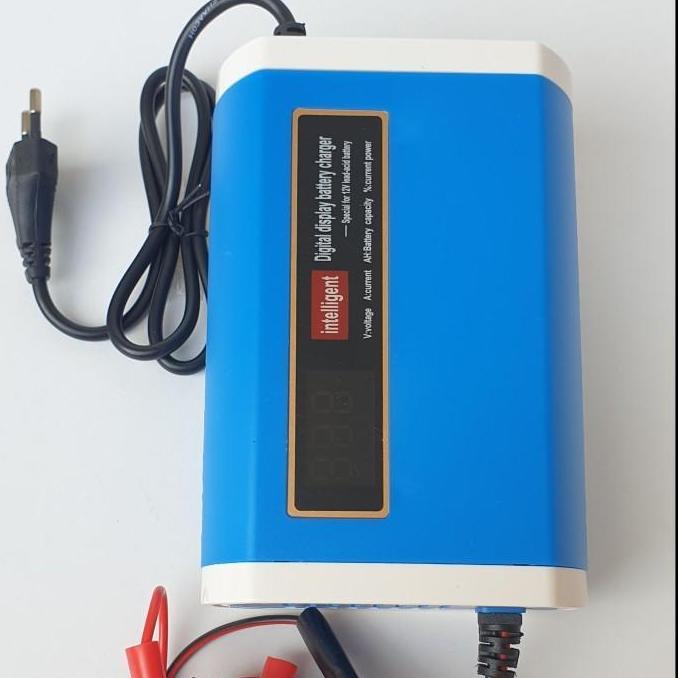 Cas Aki 6A 12V Mobil Motor Charger Aki Carger Aki Alat Cas 6A UPGRADE