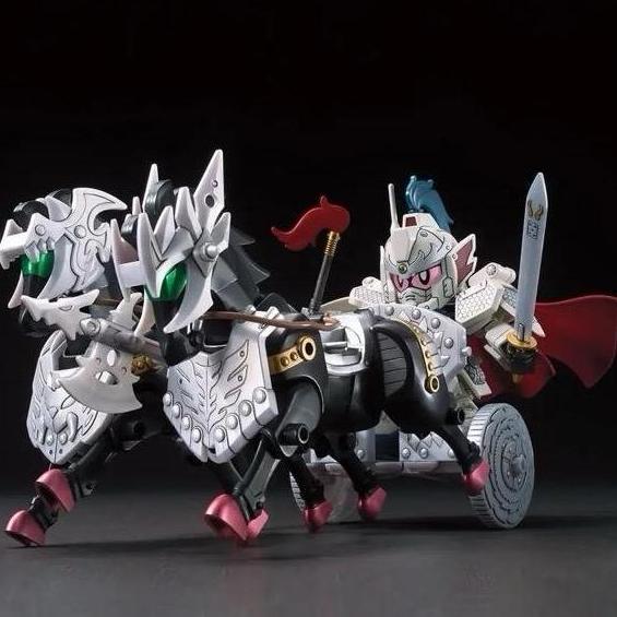 Bandai original SD BB GongSun Zan EZ-8 & Four Symbols Ogre Armor Chariot Gundam not rx 78 2 zaku Ii 