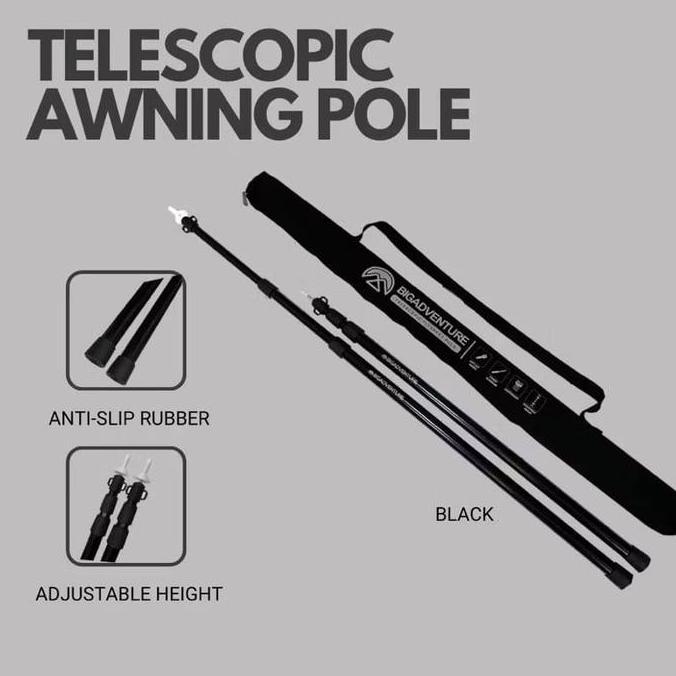Bigadventure Telescopic Awning Pole - Tiang Flysheet Tiang Tenda Gunung